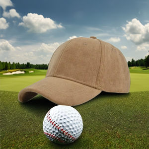 Casquette de golf personnalisée avec logo camouflage, 100% polyester, vente en gros, 5 panneaux, découpe laser perforée, imperméable - Product Image 1