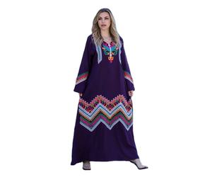 Robe longue brodée à manches longues pour femme, vêtement de créateur, fait à la main, style islamique, collection Offre Spéciale - Product Image 1