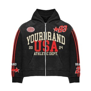 100% haute qualité propre marque noir hiver grande taille respirant écologique polaire Jogging survêtements ensembles sérigraphié Logo - Product Image 2