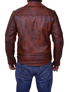 Chaqueta de Motociclista de Cuero Personalizada para Hombre, Estilo con Cremallera, Chaqueta de Motocicleta de PU de Alta Calidad, Ropa Exterior de Moda, Proveedor de Fábrica de Marca Privada OEM ODM - Product Image 5