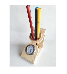 Top Attractive Design <b>Wood</b> <b>Pen</b> Holder Watch Handicraft Top Design Acacia <b>Pen</b> Holder Tableware Decorate Item - Product Image 2