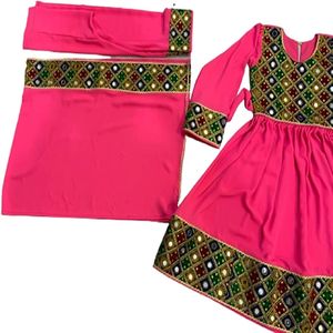 2024 VESTIDO KUCHI afgano CON VESTIDO BORDADO TRADICIONAL TRIBAL HECHO A MANO PARA MUJER VESTIDO FESTIVAL KUCHI AFGANO CULTURA PASHTUN - Product Image 2