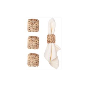 Fait de rotin forme ronde accessoires de table ronds de serviette maison et cuisine Ware tissu tenant anneaux prix abordable - Product Image 3