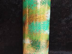 Botella de cobre de agua Ayurvédica de 1000ml al por mayor con tapa botella de agua de cobre impresa diseño sin juntas a prueba de fugas de metal - Product Image 2