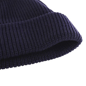 Alta calidad al por mayor personalizado bordado Logo Beanie Cap Hat logotipo personalizado mejor precio para los hombres 100% acrílico invierno personalizado - Product Image 2