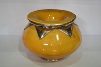 Cendrier rond décoratif en céramique sans fumée fait main au Maroc, design bohème, couleur personnalisée, marque BIYADINA