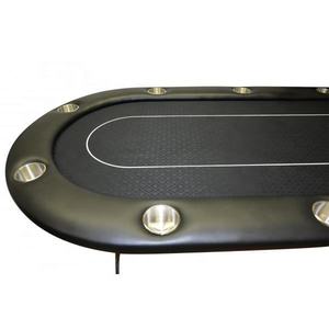 Mesa de póquer portátil plegable personalizable de lujo moderno, la mejor calidad, Ruleta de Casino personalizada, Cuadrado ovalado, venta directa - Product Image 4