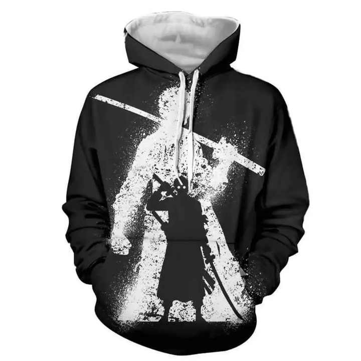 New Cartoon One Piece 3D Hoodies Men Fashion Casual Cosplay Costume Funny Spring Streetwear Sweatshirt Jacket