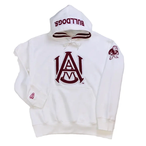 black with <b>orange</b> embroidery Color University logo Wear Sororities Pull overs <b>Hoodies</b> - Product Image 4