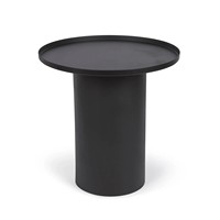 Table d'appoint en fer moderne Table d'appoint de canapé à dessus rond au design unique pour le salon et la chambre à coucher