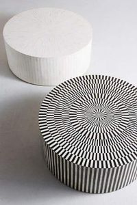 Incrustation d'os artisanat Floral Table de chevet Cabinet artisanat Incrustation d'os Table de chevet Table d'extrémité noire Meubles de salon d'Inde - Product Image 2