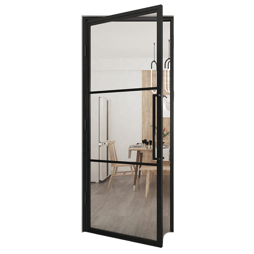 Kinmade Exterior French Door Glase insatz Bifold Door Großhandel Sicherheit Kinmade French Steel Door