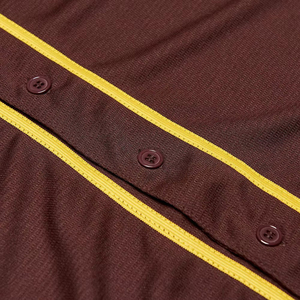 Jersey de Béisbol Extra Grande de Felpa Francesa de Color Sólido Personalizado, Ropa Deportiva Transpirable para Primavera y Otoño - Product Image 6