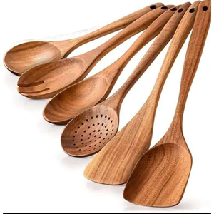 Cuchara de Madera Ecológica de Primera Calidad Hecha en India, Estilo Clásico, para Fiestas, Tamaño y Logotipo Personalizables, SANIYA HANDICRAFT Kitchen - Product Image 6