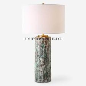 Modern <b>aesthetic</b> metal table floor lamp with geometric frame design for a contemporary and trendy interior theme - Product Image 4