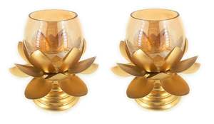 Modern Home Decoration Antique <b>Candlestick</b> Holders with Leaf <b>Brass</b> Metal Candle Holder Gold wholesale manufacturer supplier - Product Image 3