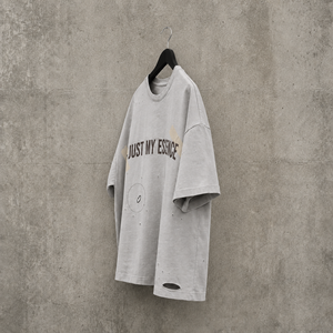 HG Clothing Manufacturers เสื้อยืดคอตตอนหนาน้ำหนักมาก พิมพ์ลายสกรีนแบบกำหนดเอง ทรงโอเวอร์ไซส์ ตัดสั้น ทรงบ็อกซี่ สำหรับผู้ชาย - Product Image 3