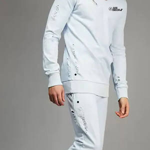 Chándal Deportivo para Hombre, Estilo Moderno, Color Sólido, 100% Algodón, Venta al por Mayor - Product Image 5