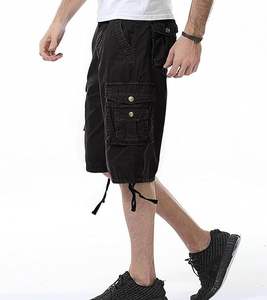 Pantalones cortos de carga para hombre, duraderos y cómodos, tela suave al tacto, múltiples bolsillos, marca personalizada disponible para compradores a granel - Product Image 3