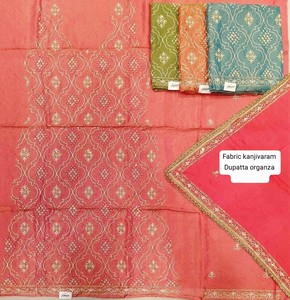 Designer moderne non cousu brodé à la main belle tenue costumes pour la fête indienne Fashion-Forward Style traditionnel - Product Image 1