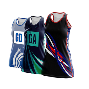 Nouveau design Jupes de netball respirantes pour femmes Robe de badminton netball personnalisée par sublimation uniforme - Product Image 6