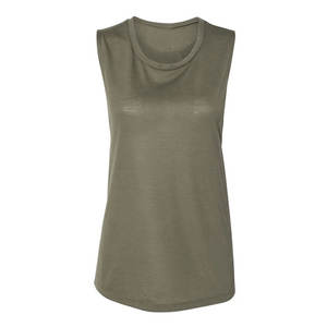 Bella + toile femmes col haut sans manches coupe décontractée côté couture Jersey débardeur taille XS pour printemps saison étiquette Logo - Product Image 4