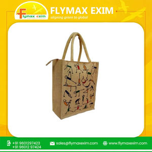 Bolsa de yute personalizada Embrace Eco-Fashion Bolsas de compras de Yute natural de alta calidad reutilizables para uso diario - Product Image 4