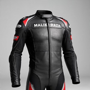 Traje de cuero de moto MALIK RAZA duradero con opción Schoeller Keesti | Track Ready - Product Image 6