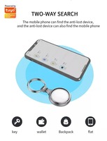 QC PT02 Mini rastreador portátil inalámbrico de fábrica Etiqueta de seguimiento Buscador de llaves inteligente Dispositivo antipérdida de vida inteligente Localizador de mascotas GPS Blu