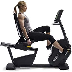 Vélo couché Unity remis à neuf avec transmission par courroie pour entraînements cardiovasculaires assis et entraînement d'endurance pour salles de sport à domicile - Product Image 2