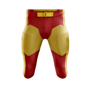 Uniforme de football américain personnalisé par sublimation, style USA, manches courtes, tissu polyester 180 GSM, impression de numéro d'équipe - Product Image 5