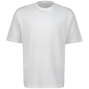 T-shirt Homme Grande Taille Décontracté à Manches Courtes Respirant Brodé Écologique 100% Coton Biologique Col Rond Uni Haute Qualité - Product Image 1