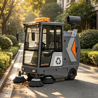 Balayeuse de voirie ZMT E-98 G26, moteur à batterie, autopropulsée, pour le nettoyage des sols commerciaux, industriels, d'entrepôts et d'ateliers