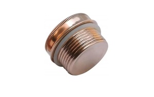 Botella de agua de cobre con bolsa de lona de transporte Botella de cobre puro 100% para agua potable - Product Image 2