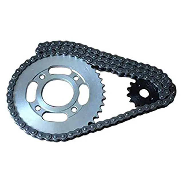 Corrente de sprocket para bajaj platina, 110 oem 36dz0002 kit de arrastre reptos de motos peças de reposição automotivas