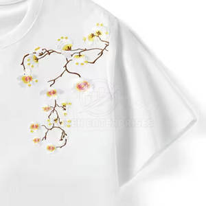 Camisa de algodón bordada para hombre de diseño personalizado 100% tela de punto para trabajo informal o eventos - Product Image 5