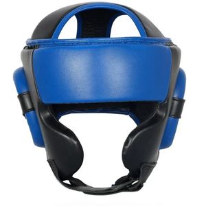 Couvre-chef de boxe pour hommes à taux réglable en cuir Conceptions entièrement personnalisées Casque de sécurité respirant et durable de haute qualité - Product Image 1