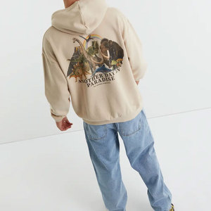 Haute Qualité 100% Coton Épais Français Terry Hoodies Sweats Poids Lourd Surdimensionné Fit Sweats À Capuche Personnalisés Hommes Sweats Garçons - Product Image 3