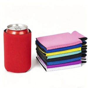 Custom Logo Neoprene <b>Drink</b> <b>Cooler</b> Sleeve 12oz 330ml Sublimation Blank Reusable Beer Cola Can Holder - Product Image 1