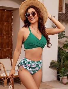 Venta caliente Mujeres Traje de baño Bikini de dos piezas Opciones de tamaño y color personalizado Suministro OEM Perfecto para trajes de baño Startups - Product Image 5