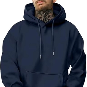 Sudadera con capucha de gran tamaño de moda para estilo juvenil Sudadera con capucha con cordón ajustable - Product Image 1