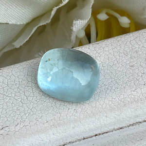 พลอยคาโบชองทรงเบาะพลอยสีฟ้าจากธรรมชาติที่สวยงาม4.73กะรัตความมันวาวทรงหลวมอัญมณีทำเครื่องประดับอัญมณี - Product Image 1