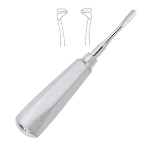Élévateurs de racine Seldin (10mm) Élévateur de racine dentaire en acier inoxydable à poignée creuse gauche - Product Image 3