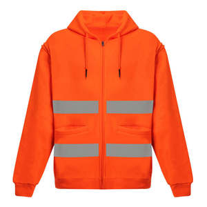 Wholesale <b>High</b> Visibility Sweatshirt for Men Work Best Quality Reflect Hi <b>Viz</b> Safety Green <b>Hoodies</b> with Customized Logo 2026 - Product Image 6