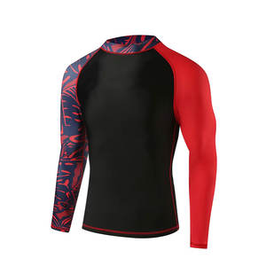 Nouveau design 2026 Rash Guard MMA BJJ unisexe, T-shirt de compression d'entraînement avec personnalisation de marque - Product Image 1