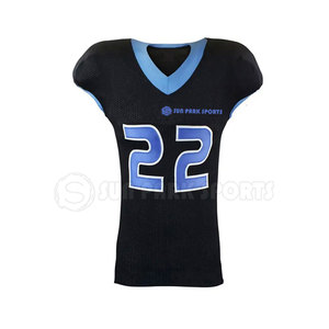 Uniforme de Fútbol Americano 2025, Nuevo, 100% Poliéster, Transpirable, Manga Corta, Personalizable, Venta al Por Mayor - Product Image 2