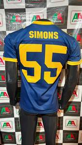 Fútbol americano Jersey bordado de talla grande transpirable estirable sublimación pantalones cortos Pakistán fábrica fotos reales directo - Product Image 5