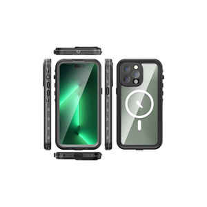 Étui étanche Netzy SAFA 1-1 Series pour iPhone 14 Pro Max, coque de protection noire de style INS, compatible avec le modèle XR - Product Image 3