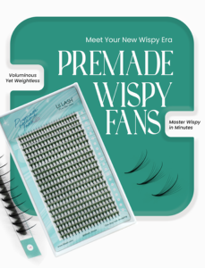 7D 9D 11d wispy lash residue-free promade wet set lashes high-end pbt fluffy fierce wholesale mink eyelash - Product Image 3