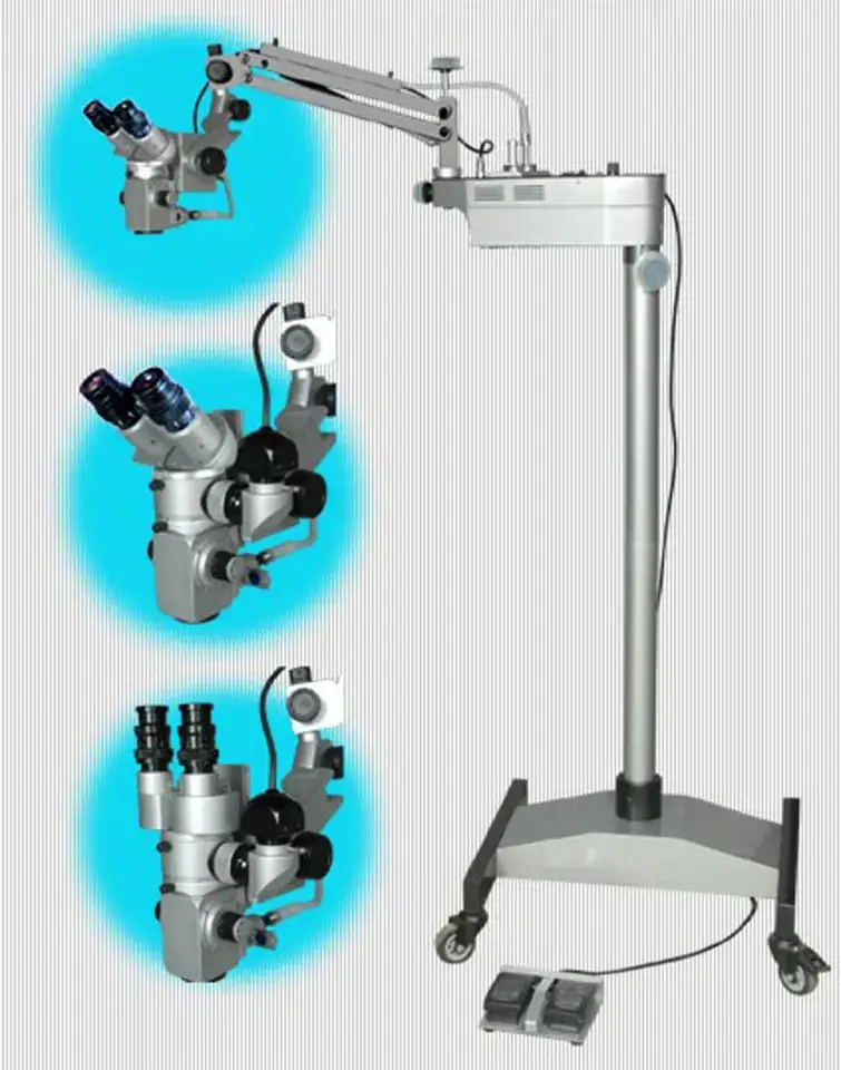 Научно-хирургическое производство, оптическая характеристика, операционный микроскоп пластической хирургии со светодиодным источником света, бесплатная доставка.